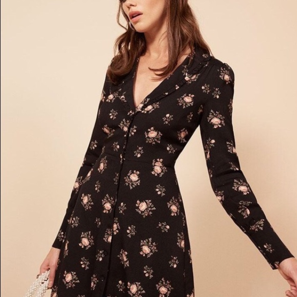 REFORMATION Martha Dress in Visalia Print, Size 4